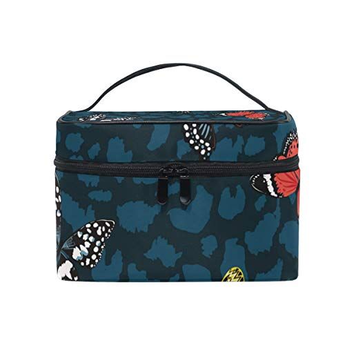 hengpai Beauty case da viaggio con farfalle colorate Multicolore 4 Taglia unica