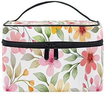 hengpai Beauty case da viaggio con farfalle colorate Multicolore 3 Taglia unica