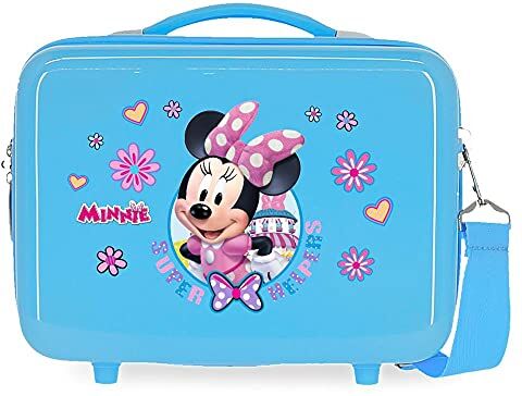 Disney Super Helpers Beauty Case Adattabile con Tracolla, 29 x 21 x 15 cm, Blu