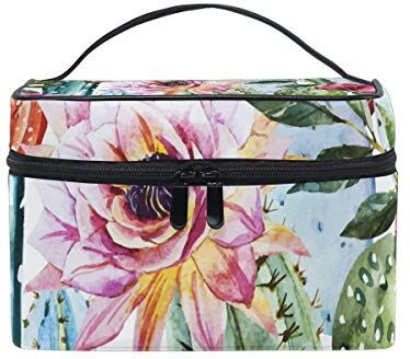 hengpai Beauty case da viaggio, motivo: unicorno, colore: Blu Multicolore14 Taglia unica