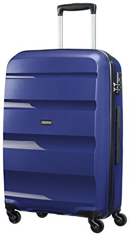 American Tourister Bon Air Spinner M, Valigia, 66 cm, 57.5 L, Blu (Midnight Navy)