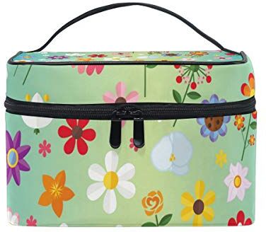 hengpai Beauty case da viaggio con farfalle colorate Multicolore8 Taglia unica