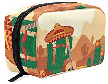 FANTAZIO borse cosmetiche donna Cactus Giocare Musica trousse