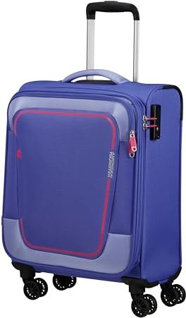 American Tourister EXP TSA PULSONIC, Spinner Unisex Adulto, Viola (Soft Lilac), Spinner S (55 cm 43.5 L)