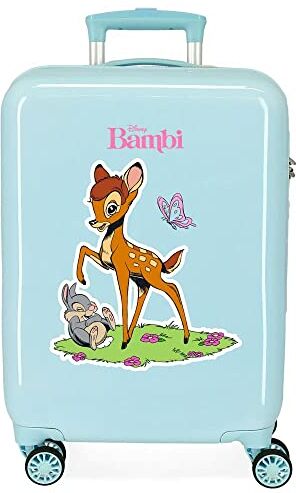 Disney Bambi Valigia da cabina blu 38 x 55 x 20 cm Rigida ABS Chiusura a combinazione laterale 34 L 2 kg 4 ruote doppie