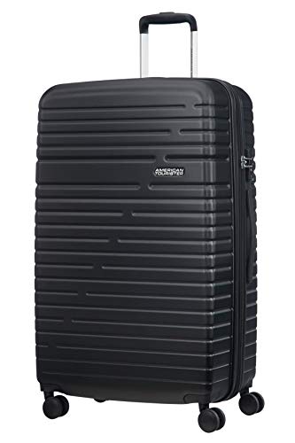 American Tourister Aero Racer, Bagaglio A Mano 4 Ruote Donna, Nero (Jet Black), L