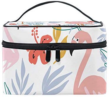 hengpai Trousse da viaggio con teschio e fiori, da donna Multicolore 5 Taglia unica