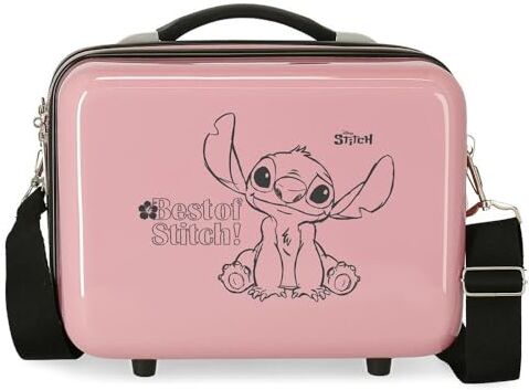 Disney Best of Stitch Nececer Adattable Rosa 29 x 21 x 15 cm Rigido ABS 9,14 L 0,8 kg, Rosa, Taglia unica, Necessità adattabile