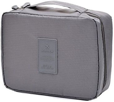 Amoyie Beauty case CON custodia per spazzolino da denti, borse impermeabile borsa da Toilette viaggio