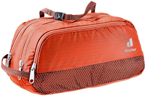 Deuter Wash Bag Tour III, Beauty Case Unisex – Erwachsene, Papaya-Redwood, One Size