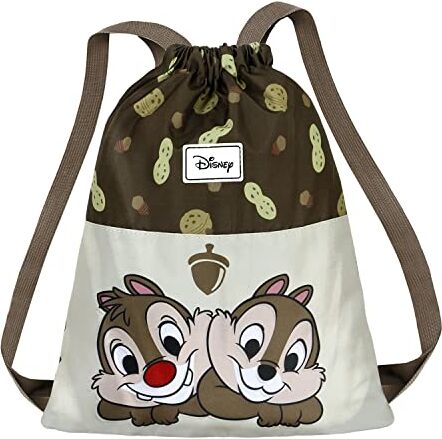 Disney Cip e Ciop Nuts-Sacca Joy, Marrone, 26.5 x 34 cm