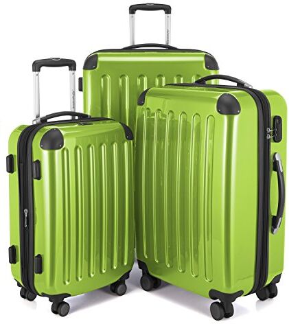 Hauptstadtkoffer Alex Set di 3 valigie (S, M & L), 235 litri, Colore Mela Verde