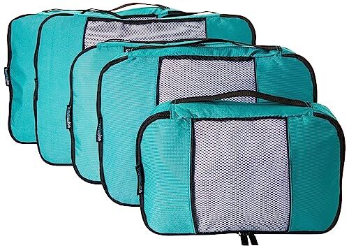 TravelWise Bagaglio, verde acqua, 1 piccolo, 2 medio, 2 grandi