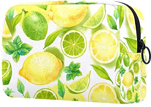 SORANO Borsa cosmetica Borsa da viaggio Borsa da viaggio Frutta Giallo Limone Modello