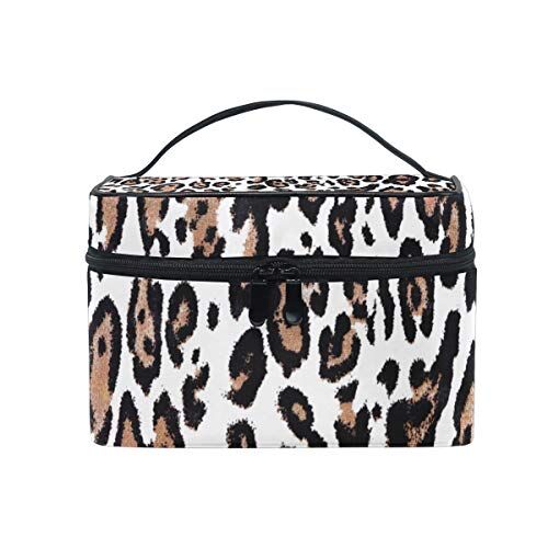 BALII Beauty case da viaggio con motivo leopardato