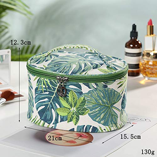 GZMM Tela cosmetica borsa da viaggio viaggio borsa di stoccaggio creativo tartaruga foglia stampa viaggio portatile toilette bag