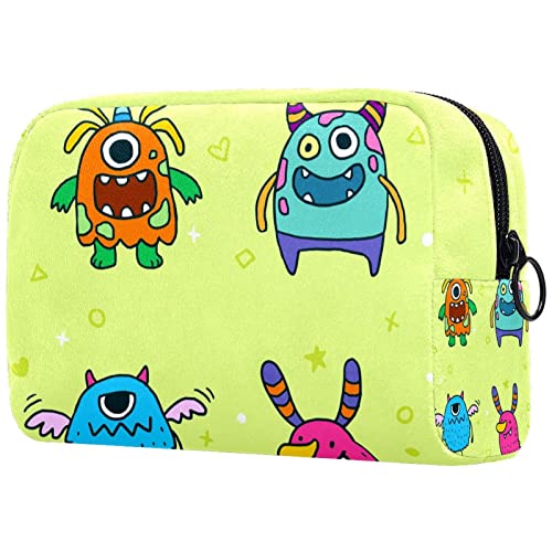 SORANO Borsa cosmetica Borsa da viaggio Monsters Giallo