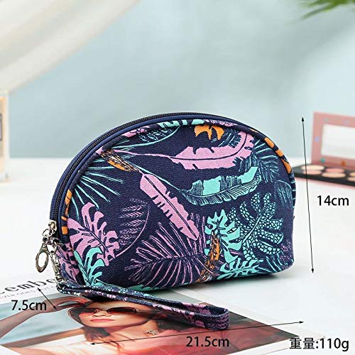 GZMM Tela cosmetica borsa da viaggio viaggio borsa di stoccaggio creativo tartaruga foglia stampa viaggio portatile toilette bag