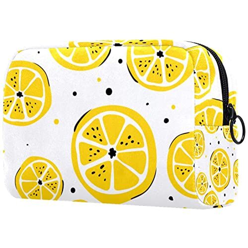 SORANO Borsa cosmetica Borsa da viaggio Borsa da viaggio Frutta Limone Modello Giallo