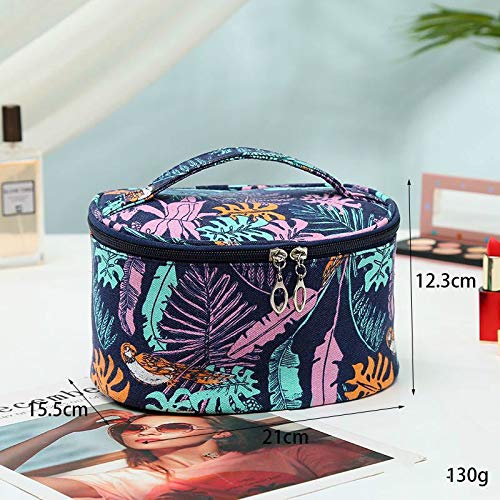 GZMM Tela cosmetica borsa da viaggio viaggio borsa di stoccaggio creativo tartaruga foglia stampa viaggio portatile toilette bag