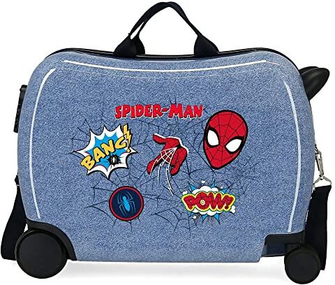 Marvel Spiderman Denim, blu, Valigia per bambini