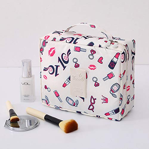 WZNB Borsa da viaggio Borse per cosmetici Borsa da viaggio Borsa da toilette Borsa da viaggio portatile Custodia per trucco da donna 17 * 21 cm H3