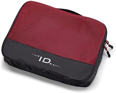 Volkswagen Borsa organizer per bagagli, colore: Rosso/Nero