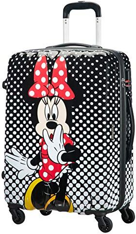 American Tourister Disney Legends Spinner M, Bagaglio per bambini, 65 cm, 62.5 L, Multicolore (Minnie Mouse Polka Dot)