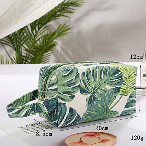 GZMM Tela cosmetica borsa da viaggio viaggio borsa di stoccaggio creativo tartaruga foglia stampa viaggio portatile toilette bag