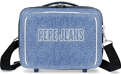 Pepe Jeans Digital Nécessaire regolabile con tracolla blu 29 x 21 x 15 cm Rigido ABS 9,14 L