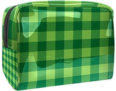 FunHOMEs Piccola borsa da viaggio per cosmetici da viaggio per donne e ragazze, impermeabile, portatile, organizer per riporre tutti i giorni, colore: verde