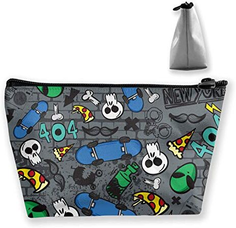 Hipiyoled Graffiti doodles street art Carino Viaggio Cosmetici Borse Multifunzione Toiletry Organizer Bag Grande Capacità Trucco