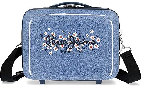 Pepe Jeans Digital Nécessaire regolabile con tracolla blu 29 x 21 x 15 cm Rigido ABS 9,14 L