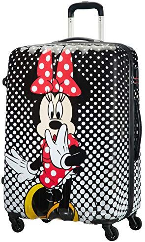 American Tourister Disney Legends Spinner L, Bagaglio per bambini, 75 cm, 88 L, Multicolore (Minnie Mouse Polka Dot)