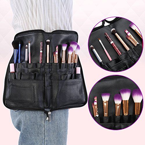 Garsent Portatile professionale pennelli trucco di cosmetici borsa trucco borsetta borsellino tasca kit da viaggio