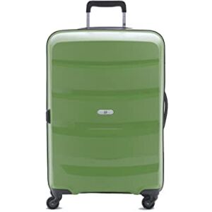 BIBA Valigia da Viaggio Unisex in Polipropilene, Bagaglio Medio Travel Carri G CR24, Manico Trolley, Chiusura con Cerniera, Colore Verde BIBA Valigia da Viaggio Unisex in Polipropilene, Bagaglio Medio Travel Carri G CR24, Manico Trolley, Chiusura con Cerniera, Colore Verde