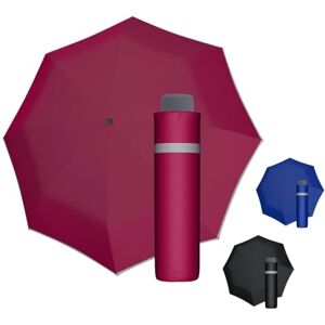Doppler Ombrello Mini Light Up Reflex in rosa I Ombrello con bordo riflettente I Ombrello tascabile portatile I Mini ombrello con borsa portaombrelli I Ombrello tascabile leggero da viaggio Doppler Ombrello Mini Light Up Reflex in rosa I Ombrello con bordo riflettente I Ombrello tascabile portatile I Mini ombrello con borsa portaombrelli I Ombrello tascabile leggero da viaggio