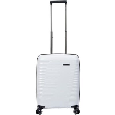 Totto Valigia Piccola con Ruote, Modello Traveller, 45,5 x 66 x 3,5 cm, Capacità 82L, Rigida ed Espandibile, Ruote 360º, Maniglia Telescopica, Cinghie di Compressione Interne, Lucchetto TSA, Bianco Totto Valigia Piccola con Ruote, Modello Traveller, 45,5 x 66 x 3,5 cm, Capacità 82L, Rigida ed Espandibile, Ruote 360º, Maniglia Telescopica, Cinghie di Compressione Interne, Lucchetto TSA, Bianco