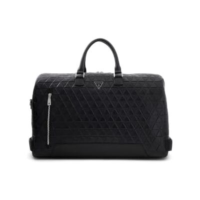 Guess Torino Borsone Uomo da Viaggio Nero in Poliuretano Borsone da Viaggio Uomo in 100% Poliuretano, Versatile per il Quotidiano e il Weekend, Logo, Accessorio Casual Guess Torino Borsone Uomo da Viaggio Nero in Poliuretano Borsone da Viaggio Uomo in 100% Poliuretano, Versatile per il Quotidiano e il Weekend, Logo, Accessorio Casual