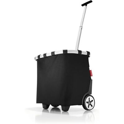 reisenthel carrycruiser Trolley per la spesa con volume di 40 l, con supporto a clip per il fissaggio al carrello della spesa, 42 x 47,5 x 32 cm, colore: Nero, Nero, 42x47,5x32 cm, nero reisenthel carrycruiser Trolley per la spesa con volume di 40 l, con supporto a clip per il fissaggio al carrello della spesa, 42 x 47,5 x 32 cm, colore: Nero, Nero, 42x47,5x32 cm, nero