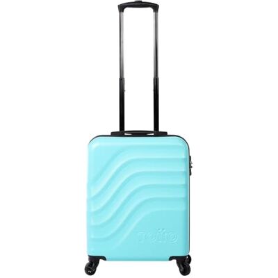 Totto Valigia rigida Bazy Valigia da cabina Limpet Shell Colore blu Ruote 360 - Sistema TSA Fodera in poliestere Totto Valigia rigida Bazy Valigia da cabina Limpet Shell Colore blu Ruote 360 - Sistema TSA Fodera in poliestere