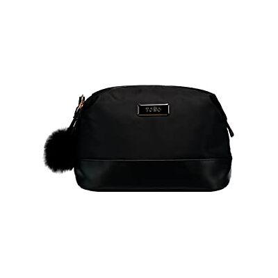 Totto Borsa da toilette multiuso Adelaide da donna in nero Taglia unica Totto Borsa da toilette multiuso Adelaide da donna in nero Taglia unica