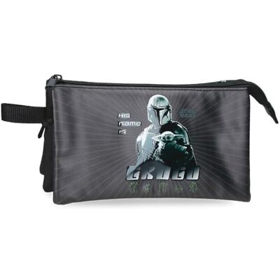 Star Wars Joumma His Name Is Grogu Astuccio Triplo Nero 22x12x5 cm PVC Star Wars Joumma His Name Is Grogu Astuccio Triplo Nero 22x12x5 cm PVC