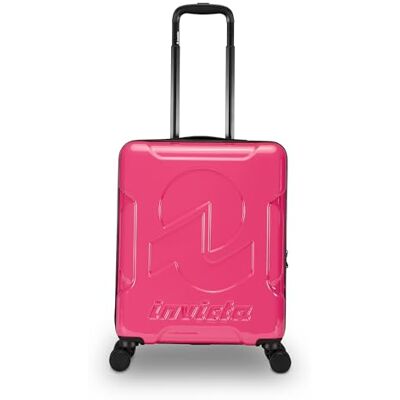 Invicta Trolley Viaggio Bagaglio a Mano Rosa 33 Litri, Rigido da Cabina con 4 Ruote Girevoli Invicta Trolley Viaggio Bagaglio a Mano Rosa 33 Litri, Rigido da Cabina con 4 Ruote Girevoli