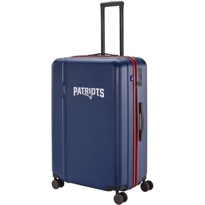 travelite NFL Valigia Rigida New England Patriots Taglia L, valigia grande da viaggio con lucchetto TSA, trolley ABS con 4 doppie ruote, 51 x 76 x 30,5 cm, 4,4 kg, 103 L travelite NFL Valigia Rigida New England Patriots Taglia L, valigia grande da viaggio con lucchetto TSA, trolley ABS con 4 doppie ruote, 51 x 76 x 30,5 cm, 4,4 kg, 103 L