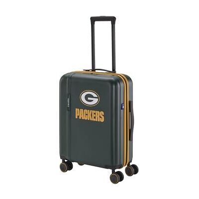 travelite NFL Trolley Rigido Bagaglio a Mano Green Bay Packers, 40 x 55 x 20 cm, trolley ABS conforme Lufthansa, Eurowings, valigia cabina con lucchetto TSA e 4 doppie ruote, 2,8 kg, 36 L travelite NFL Trolley Rigido Bagaglio a Mano Green Bay Packers, 40 x 55 x 20 cm, trolley ABS conforme Lufthansa, Eurowings, valigia cabina con lucchetto TSA e 4 doppie ruote, 2,8 kg, 36 L