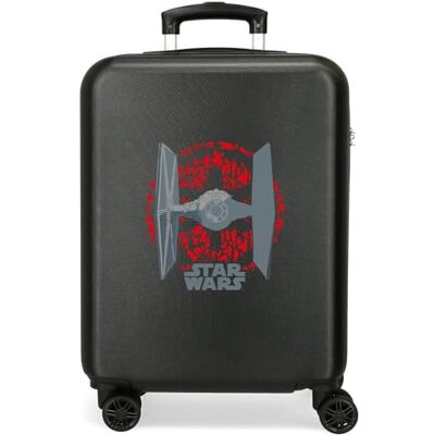 Star Wars Tie Fighter, Maleta Cabina, 40x55x20 cm, ABS Rigido Lucchetto, TSA Integrato 38.4L 2.82 kg, 4 Doppie Ruote, Nero (Tie Fighter) Star Wars Tie Fighter, Maleta Cabina, 40x55x20 cm, ABS Rigido Lucchetto, TSA Integrato 38.4L 2.82 kg, 4 Doppie Ruote, Nero (Tie Fighter)