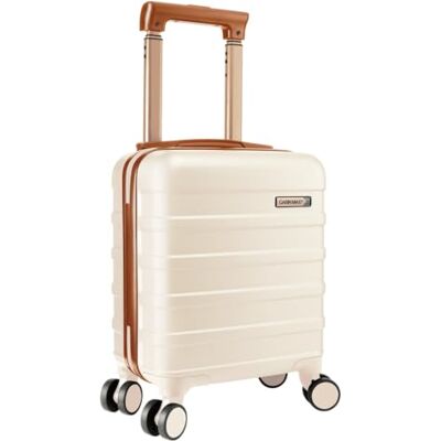 Cabin Max Anode Bagaglio a mano, valigia leggera, rigida, con 4 ruote, serratura a combinazione…, crema, 40x30x20cm, Bagaglio a mano Cabin Max Anode Bagaglio a mano, valigia leggera, rigida, con 4 ruote, serratura a combinazione…, crema, 40x30x20cm, Bagaglio a mano