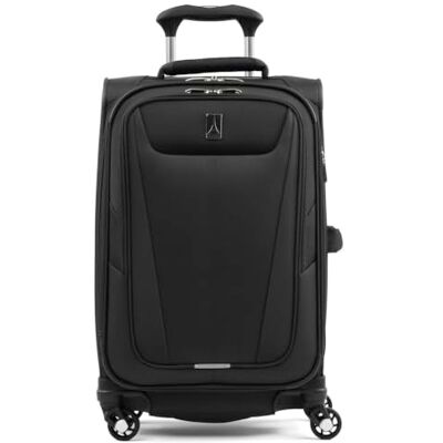 Travelpro Maxlite 5 Softside Valigia espandibile con 4 ruote girevoli, leggera, per uomo e donna, Nero, Carry-on 21-Inch, Maxlite 5 Softside Trolley espandibile con ruote girevoli Travelpro Maxlite 5 Softside Valigia espandibile con 4 ruote girevoli, leggera, per uomo e donna, Nero, Carry-on 21-Inch, Maxlite 5 Softside Trolley espandibile con ruote girevoli