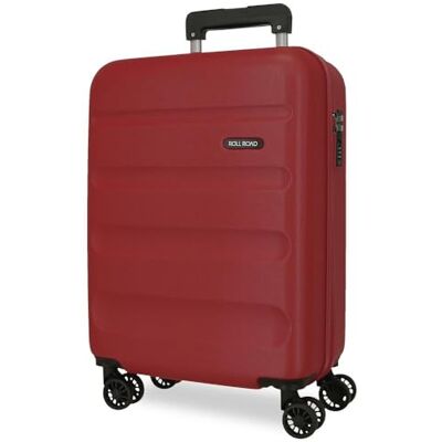 ROLL ROAD Flex Valigia da Cabina Bordeaux 38x55x20 cm Rigido ABS Chiusura a Combinazione Laterale 33L 2.5kg 4 Doppie Ruote Bagaglio a Mano ROLL ROAD Flex Valigia da Cabina Bordeaux 38x55x20 cm Rigido ABS Chiusura a Combinazione Laterale 33L 2.5kg 4 Doppie Ruote Bagaglio a Mano